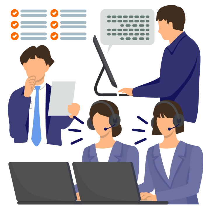 専門チームの画像