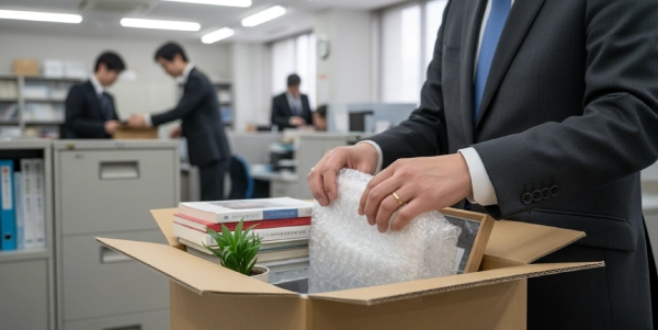 担当者の人事異動が頻繁になっている画像