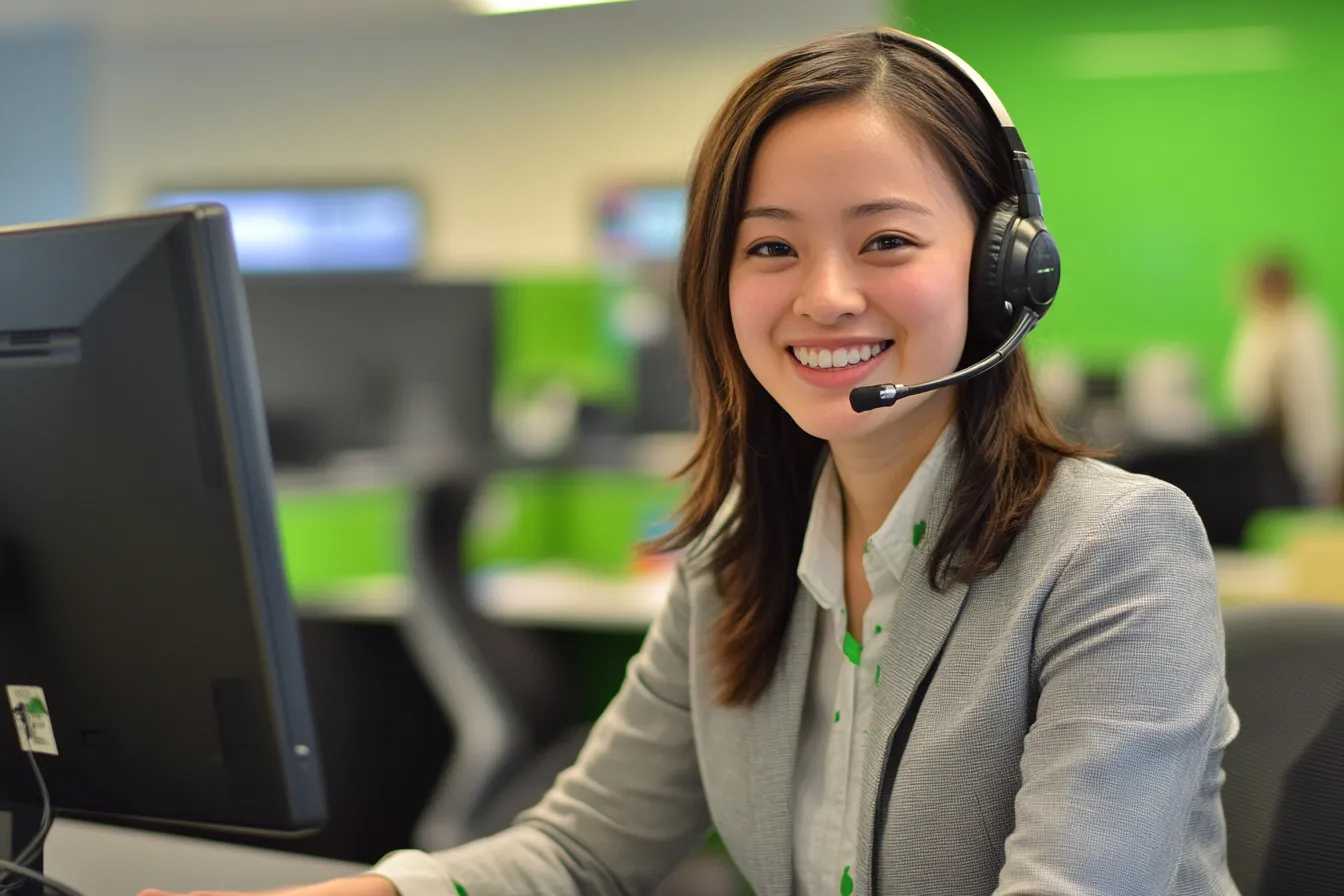 brainew2024_0417_A_Japanese_woman_in_her_thirties_smiling_and_t_4f7bd5fa-3f8e-4ff8-83e7-4580a959637a