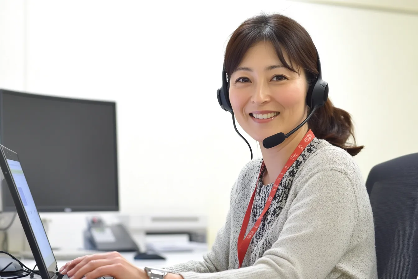 brainew2024_0417_A_Japanese_woman_in_her_thirties_smiling_and_w_fd00cc44-f356-4f25-a4c3-b30bd2279883